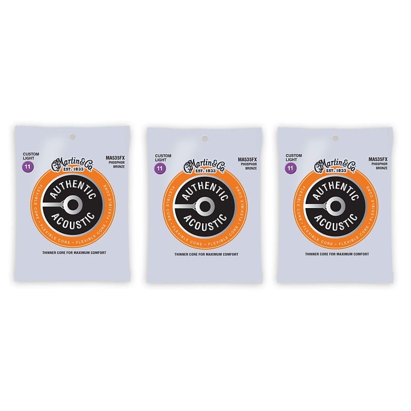 martin-ma535fx-flexible-core-acoustic-guitar-strings-custom-lite-phosphor-bronze-3-pack Martin MA535FX Flexible Core Acoustic Guitar Strings Custom Lite Phosphor Bronze (3-Pack)