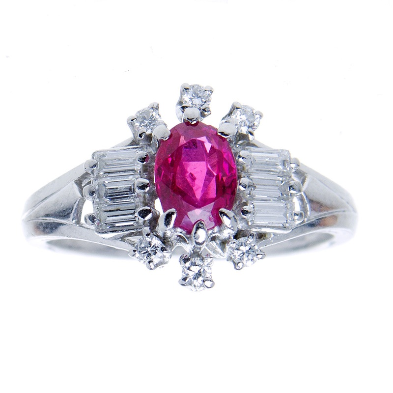 1950s-platinum-1-53ct-ruby-diamond-ring-no-heat-burma 1950s Platinum 1.53ct Ruby & Diamond Ring - No Heat Burma