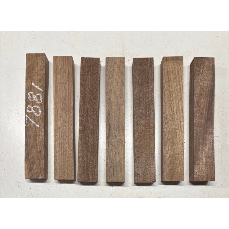 7-pack-black-walnut-thin-stock-lumber-12-x2-x1-3-8-12-x1-7-8-x1-1-4-7881 7 Pack, Black Walnut Thin Stock Lumber 12"x2"x1-3/8", 12"x1-7/8"x1-1/4" #7881