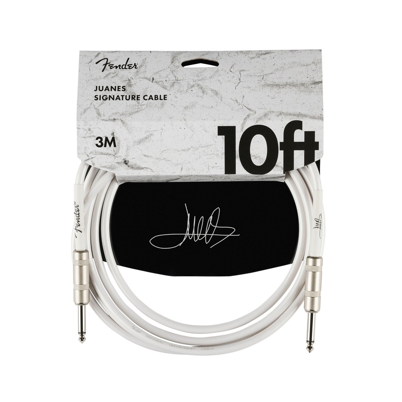 fender-juanes-10ft-instrument-cable-luna-white Fender Juanes 10ft Instrument Cable, Luna White