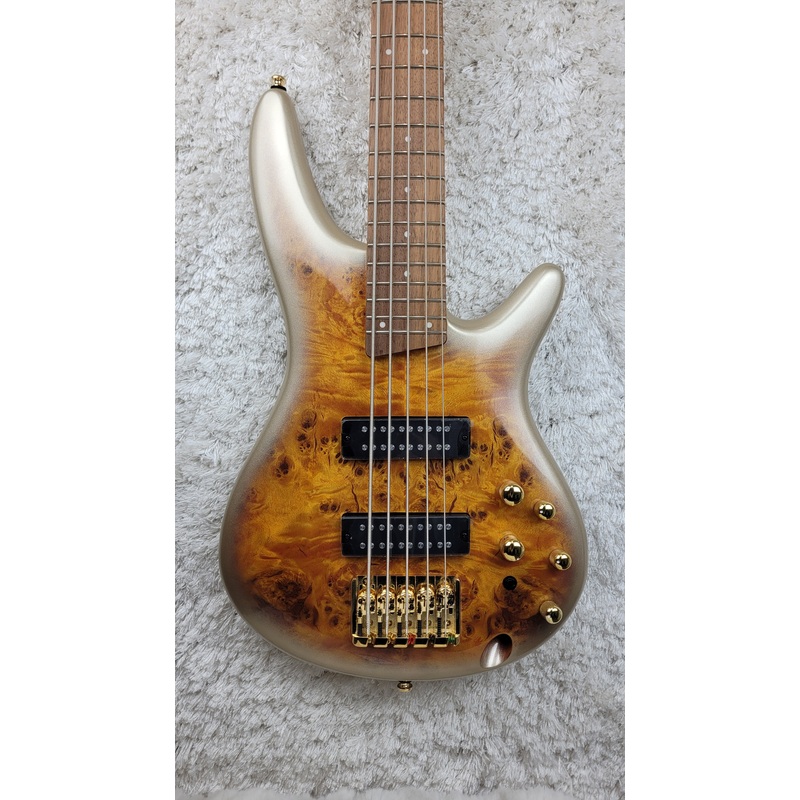 ibanez-sr405epdxmg-5-string-bass-mars-gold-metallic-burst Ibanez SR405EPDXMG 5-String Bass Mars Gold Metallic Burst