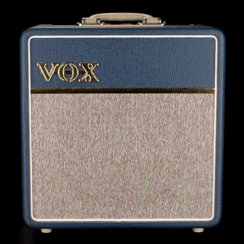 pre-owned-vox-limited-edition-ac4c1-bl-4-watt-1x10-guitar-amp-combo-blue Pre Owned Vox Limited Edition AC4C1-BL 4-Watt 1x10" Guitar Amp Combo Blue