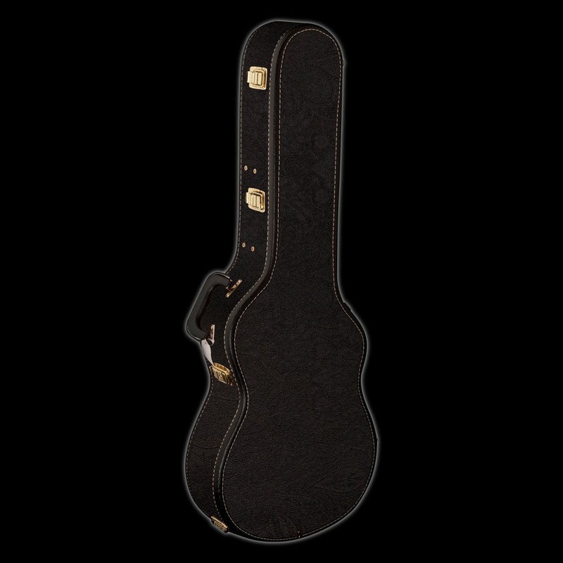 prs-hollowbody-black-tolex-with-plush-black-interior-case-acc-4226 PRS Hollowbody Black Tolex with Plush Black Interior Case ACC-4226