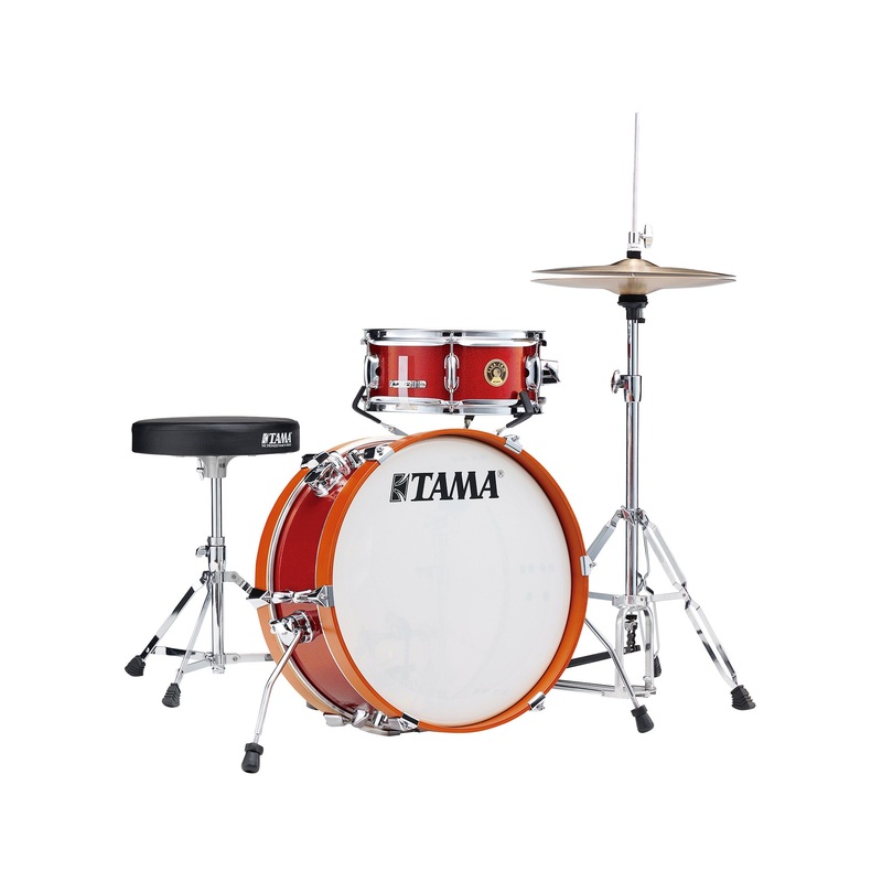 tama-ljk28h4-cpm-club-jam-mini-drum-kit-2-piece-w-hardware-no-cymbal-holder-candy-apple-mist TAMA LJK28H4-CPM Club-JAM Mini Drum Kit 2-Piece w/Hardware, No Cymbal Holder, Candy Apple Mist