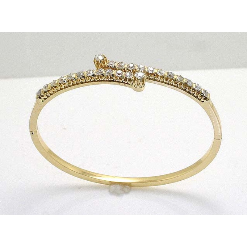 victorian-diamond-bangle-bracelet Victorian Diamond Bangle Bracelet