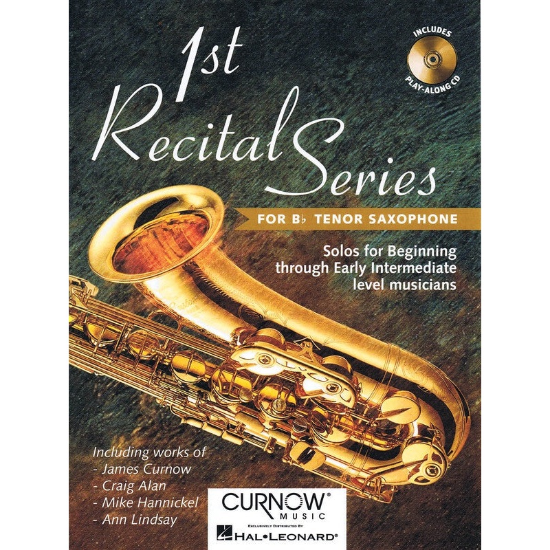 first-recital-series-tenor-saxophone-book-cd First Recital Series, Tenor Saxophone Book & CD