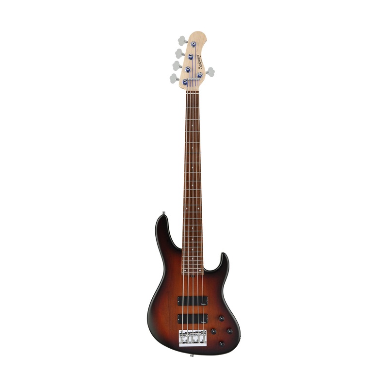sadowsky-metroline-24-fret-modern-5-string-bass-guitar-morado-fb-almond-sunburst-transparent-satin Sadowsky MetroLine 24-Fret Modern 5-String Bass Guitar, Morado FB, Almond Sunburst Transparent Satin