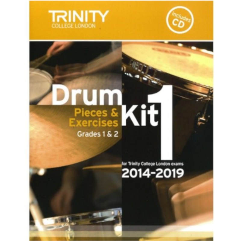 trinity-drum-kit-2014-2019-book-1-grades-1-2-bk-cd Trinity Drum Kit 2014-2019 Book 1 - Grades 1-2 Bk/CD