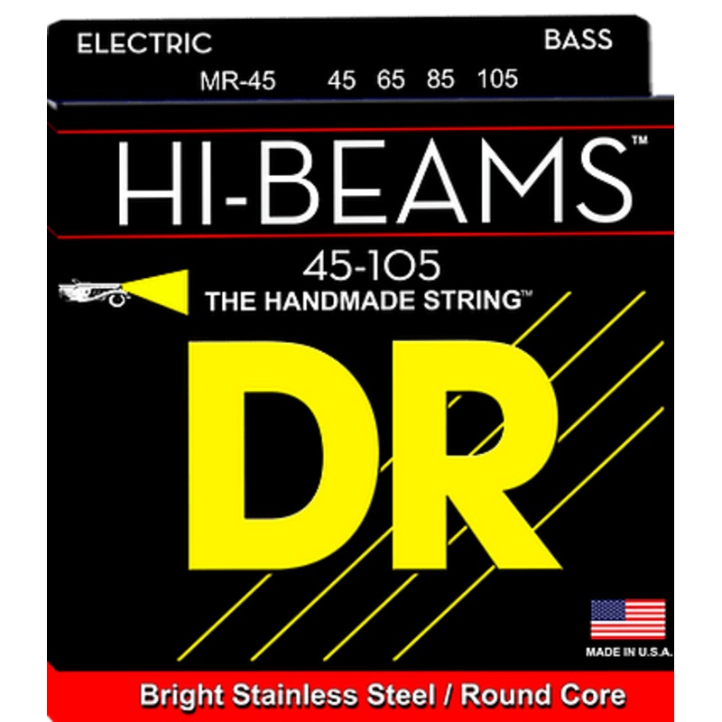 dr-hi-beam-45-105-stainless-steel-bass-strings DR Hi-Beam (45-105) Stainless Steel Bass Strings