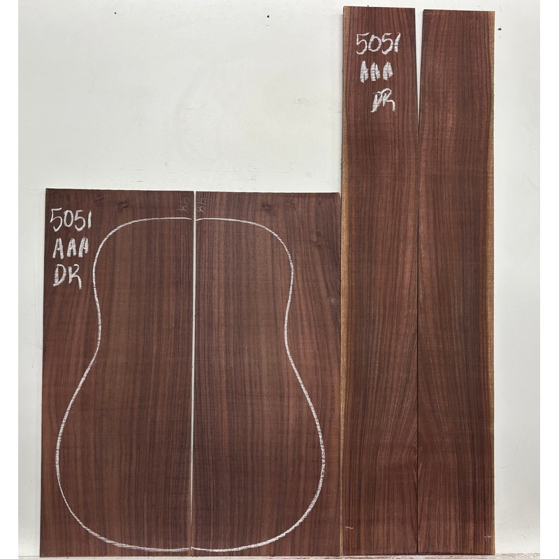 east-indian-rosewood-dreadnought-aaa-grade-guitar-back-side-set-5051 East Indian Rosewood Dreadnought AAA Grade Guitar Back & Side Set #5051