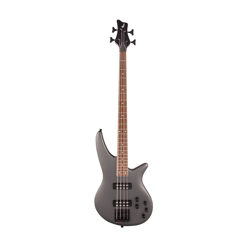 jackson-x-series-spectra-sbx-4-string-bass-guitar-laurel-fb-satin-graphite Jackson X Series Spectra SBX 4-String Bass Guitar, Laurel FB, Satin Graphite