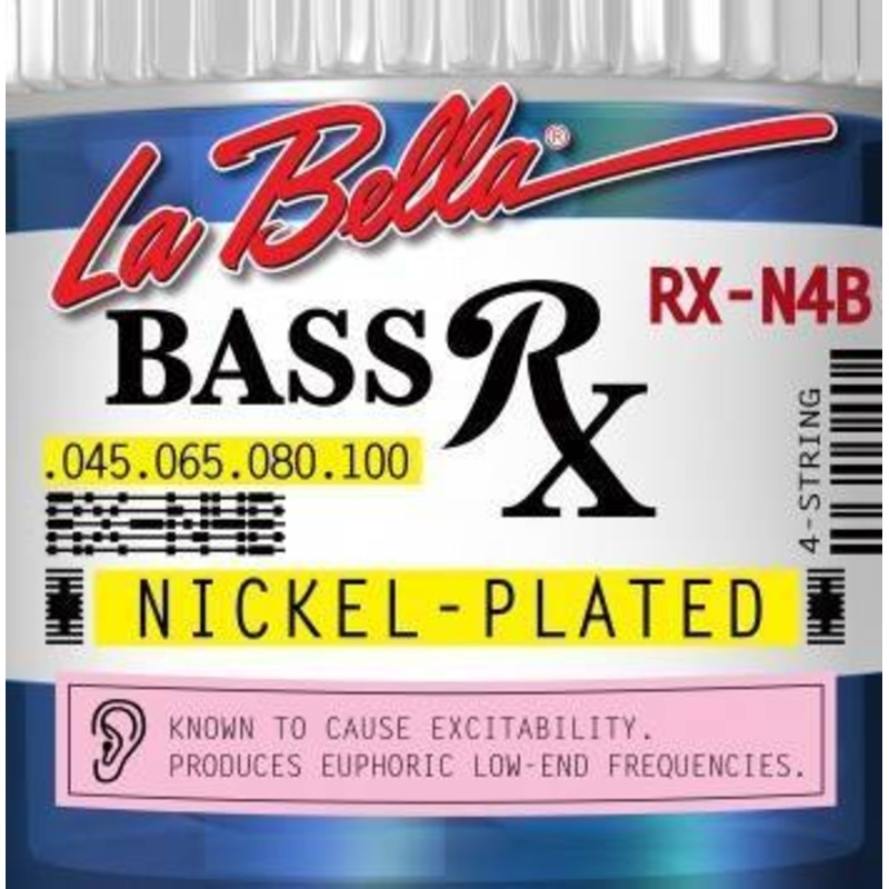 la-bella-rx-n4b-bass-rx-series-nickel-4-string-45-65-80-100 La Bella RX-N4B Bass Rx Series, Nickel, 4-String 45-65-80-100