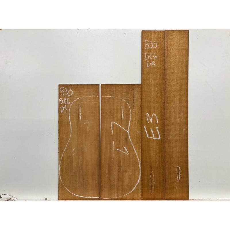 mahogany-dreadnought-guitar-back-side-set-bc-grade-833 Mahogany Dreadnought Guitar Back & Side Set- BC Grade #833