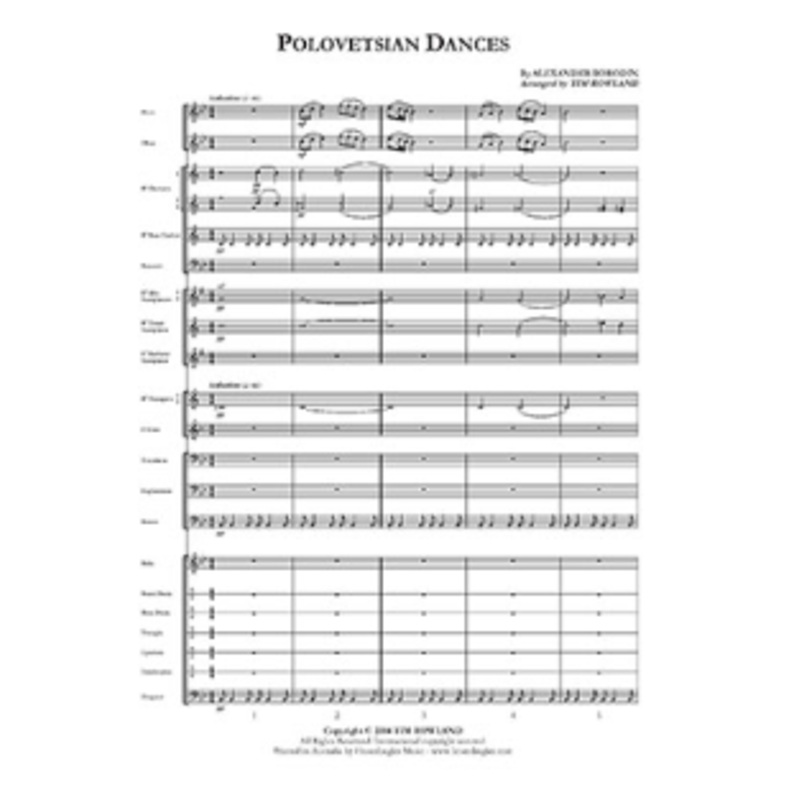 music-from-polovetsian-dances-from-prince-igor-tim-rowland-stage-band-grade-3 Music from Polovetsian Dances (from Prince Igor) Tim Rowland Stage Band Grade 3