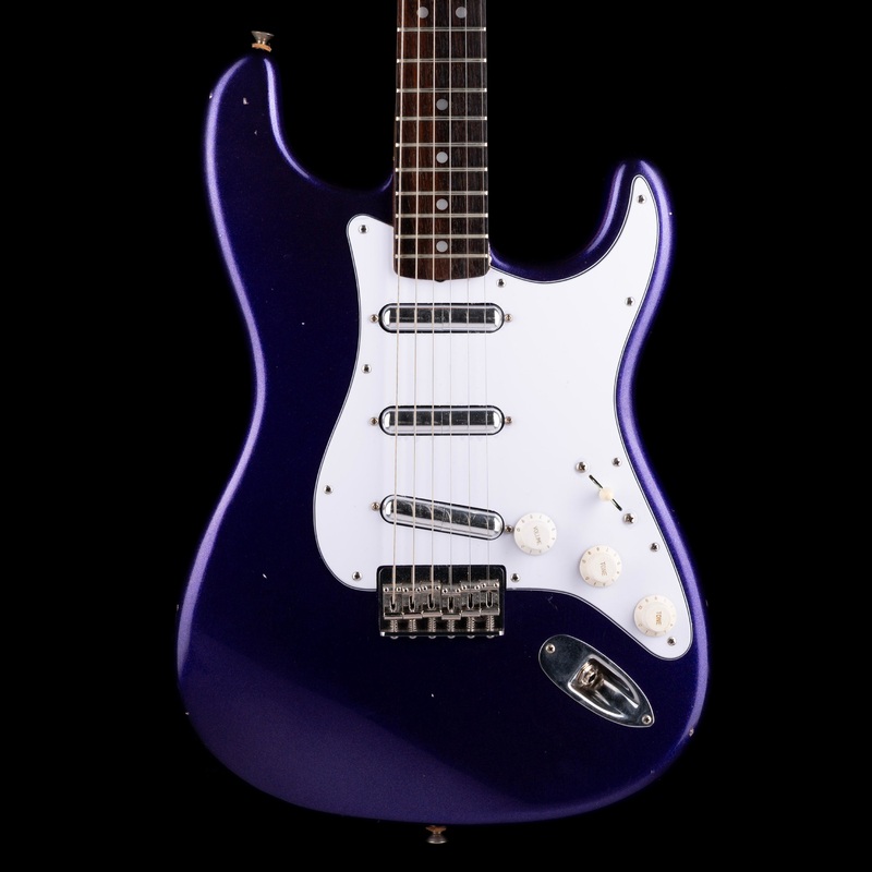 pre-owned-partscaster-doom-gloom-body-tokai-neck-goldstar-viking-purple-electric-guitar Pre Owned Partscaster Doom Gloom Body Tokai Neck Goldstar Viking Purple Electric Guitar
