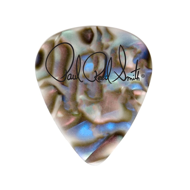 prs-celluloid-guitar-picks-abalone-shell-thin-pack-of-12 PRS Celluloid Guitar Picks, Abalone Shell, Thin, Pack of 12
