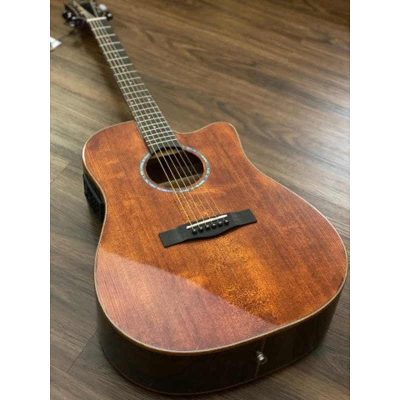 sqoe-spain-s380-fg-acoustic-electric-guitar-with-solid-top-in-vintage-natural SQOE Spain S380 FG Acoustic Electric guitar with solid top in Vintage Natural