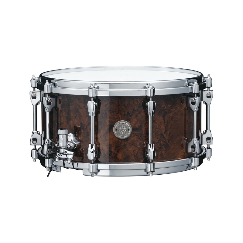 tama-pwb147-gwb-14x7inch-starphonic-walnut-snare-drum-gloss-black-walnut-burl TAMA PWB147-GWB 14x7inch Starphonic Walnut Snare Drum, Gloss Black Walnut Burl