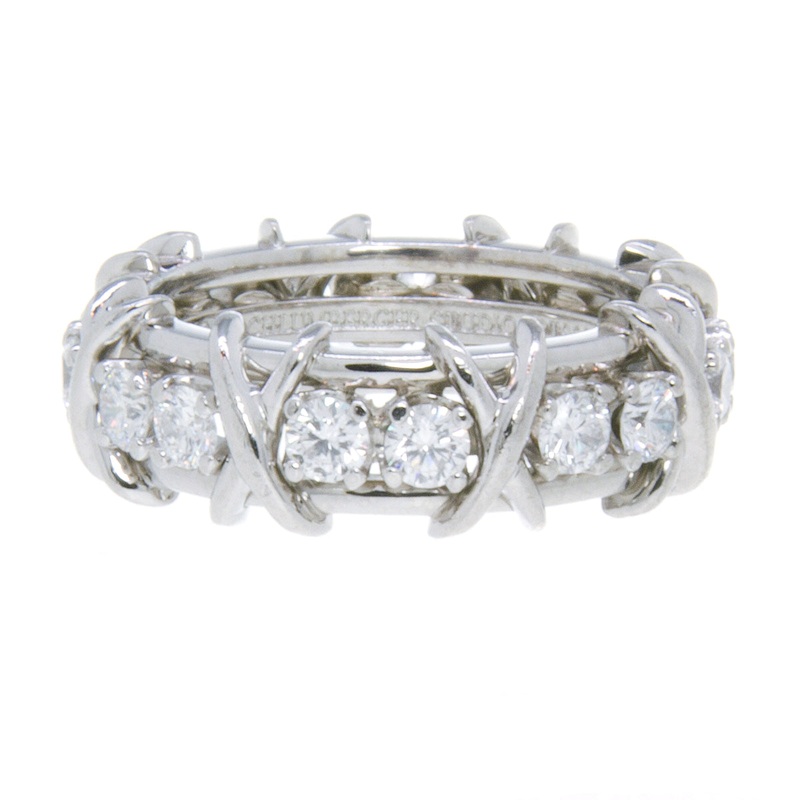 tiffany-co-schlumberger-sixteen-stone-diamond-ring Tiffany & Co. Schlumberger Sixteen Stone Diamond Ring