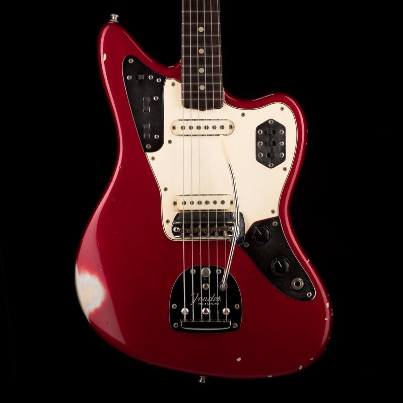 vintage-1964-fender-jaguar-candy-apple-red-all-original-with-case Vintage 1964 Fender Jaguar Candy Apple Red All Original With Case