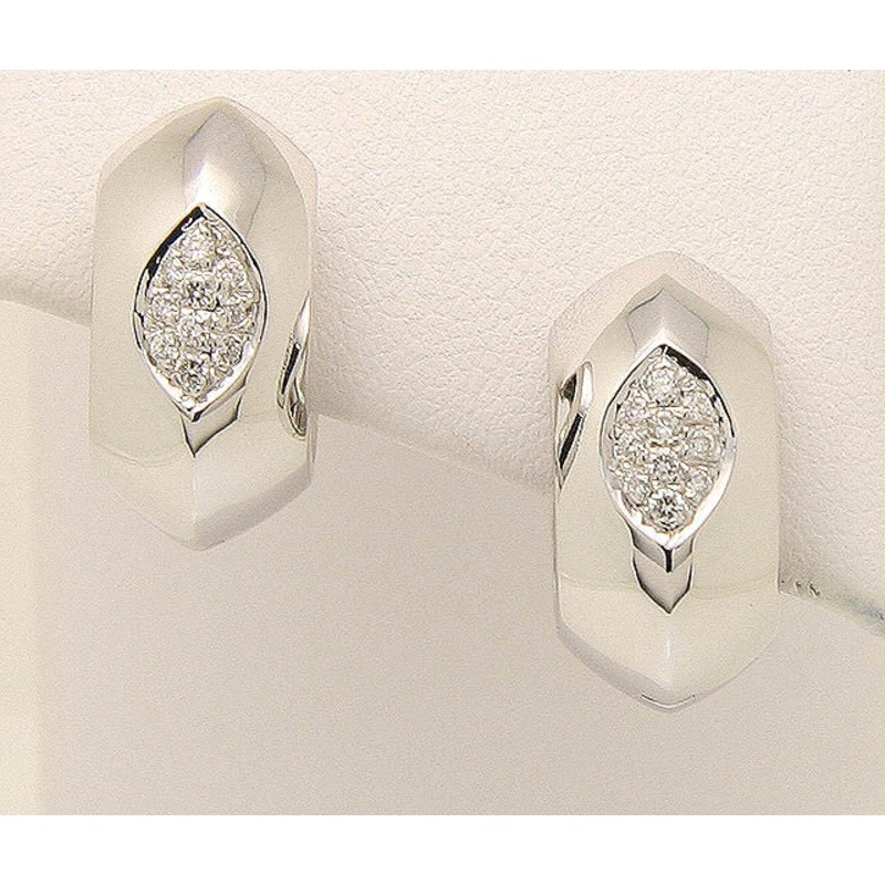 18kt-white-gold-diamond-earrings 18kt White Gold Diamond Earrings