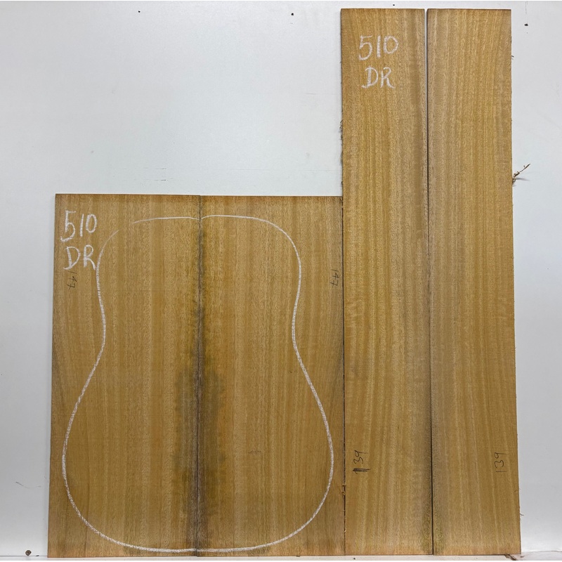 golden-mango-dreadnought-guitar-back-and-side-set-510 Golden Mango Dreadnought Guitar Back and Side Set #510