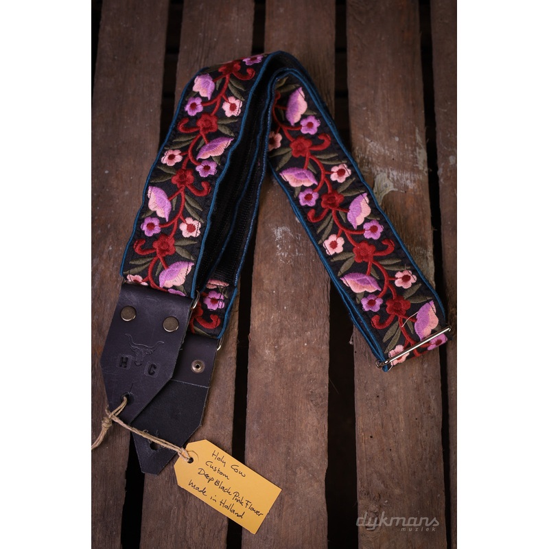 holy-cow-custom-deep-black-pink-flower Holy Cow Custom Deep Black Pink Flower