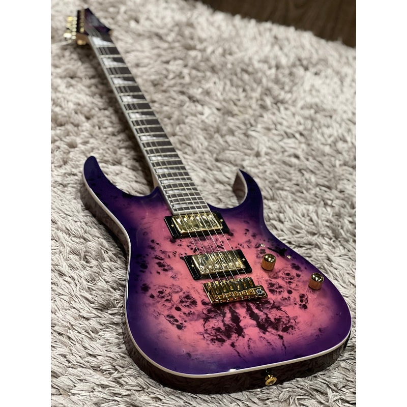 ibanez-grg220pa-rlb-in-royal-purple-burst Ibanez GRG220PA-RLB in Royal Purple Burst