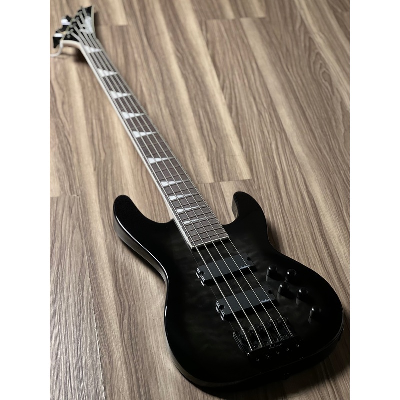 jackson-js-series-concert-bass-js3vq-amaranth-fb-in-transparent-black Jackson JS Series Concert Bass JS3VQ Amaranth FB in Transparent Black