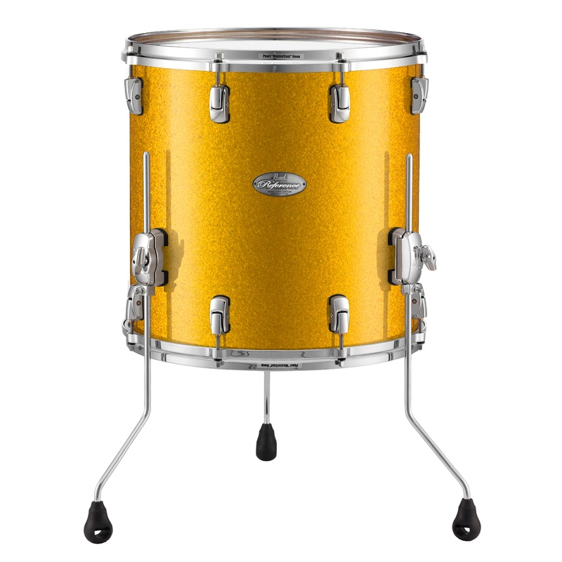 pearl-music-city-custom-14-x14-reference-series-floor-tom-vintage-gold-sparkle-rf1414f-c423 Pearl Music City Custom 14"x14" Reference Series Floor Tom VINTAGE GOLD SPARKLE RF1414F/C423
