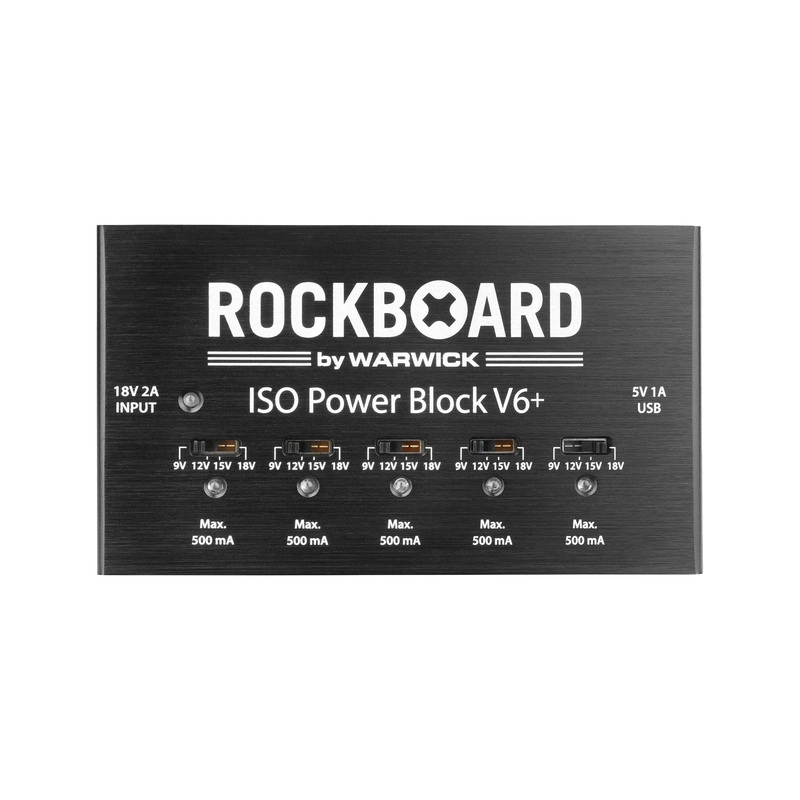 rockboard-by-warwick-iso-power-block-v6-multi-power-supply RockBoard by Warwick ISO Power Block V6+ Multi Power Supply