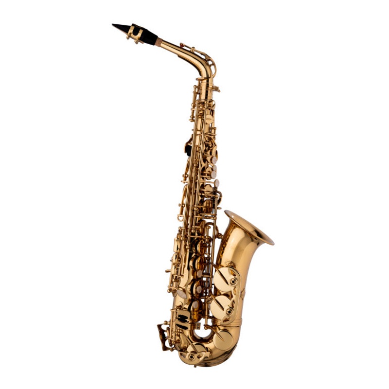 stagg-eb-alto-saxophone-hand-engraved-bell-with-soft-case STAGG Eb alto saxophone, hand-engraved bell, with soft case