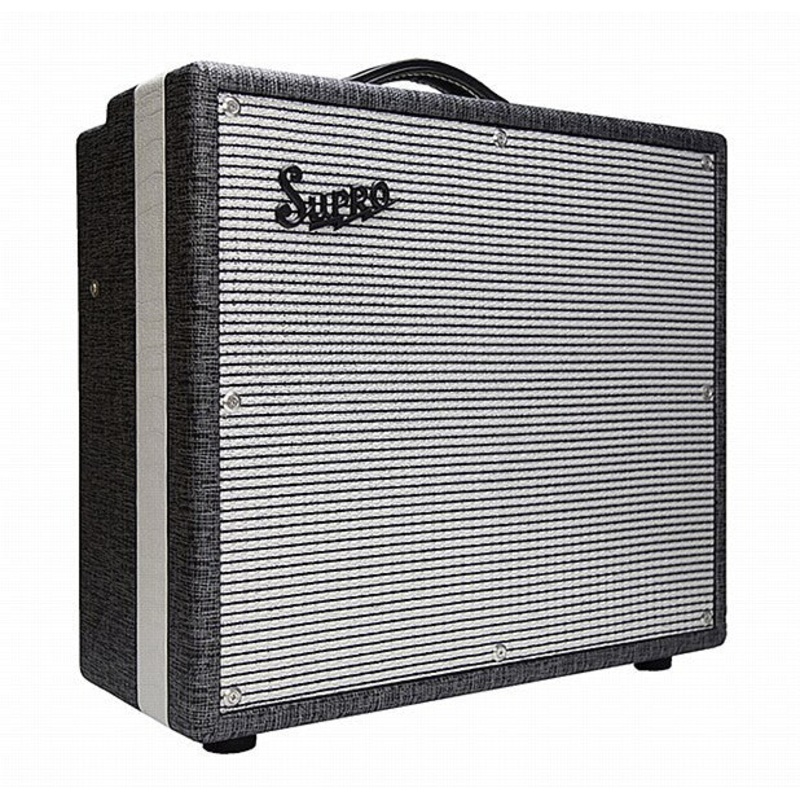 supro-usa-1695t-black-magick-25-watt-1x12-tube-combo-guitar-amplifier Supro USA 1695T Black Magick 25-watt 1x12" Tube Combo Guitar Amplifier