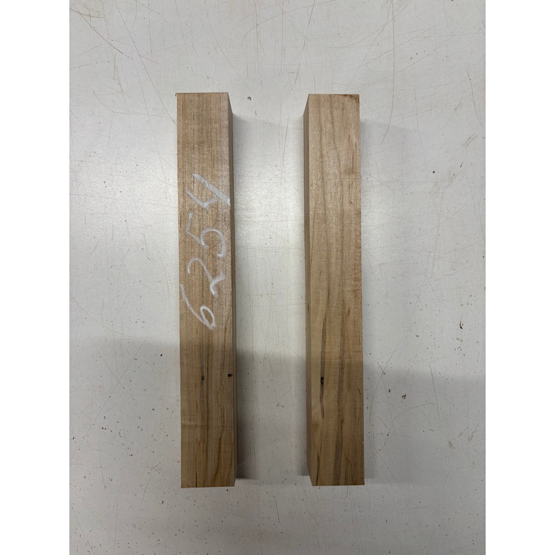 2-pack-ambrosia-maple-turning-wood-blanks-10-1-2-x1-3-8-x1-3-8-6254 2 Pack, Ambrosia Maple Turning Wood Blanks 10-1/2"x1-3/8"x1-3/8"#6254