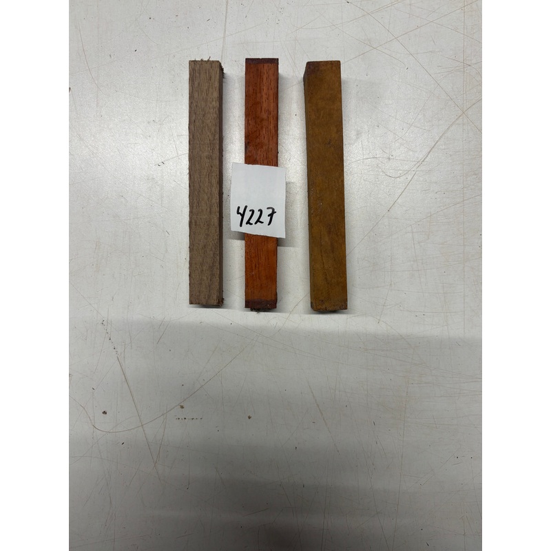 3-pack-3-species-osage-orange-padauk-black-walnut-pen-blanks-6-x3-4-x3-4-dollar-deal 3 Pack, 3 Species Osage Orange + Padauk Black Walnut Pen Blanks 6"x3/4"x3/4"#Dollar Deal