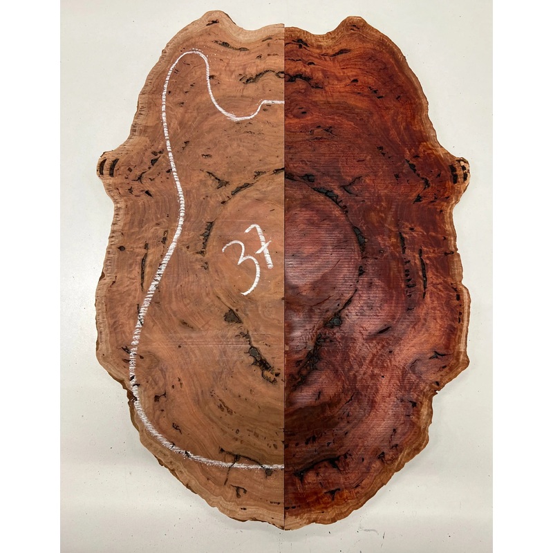 australian-red-gum-burl-guitar-drop-tops-21-x-14-x-3-8-37 Australian Red Gum Burl Guitar Drop Tops | 21" x 14" x 3/8" - #37