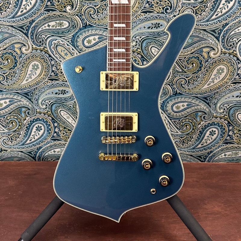ibanez-ic420abm-iceman-with-gigbag-antique-blue-metallic-w-bag Ibanez IC420ABM Iceman with Gigbag Antique Blue Metallic w/Bag
