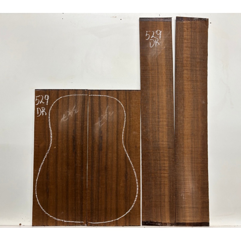 indian-laurel-dreadnought-guitar-back-and-side-set-529 Indian Laurel Dreadnought Guitar Back and Side Set #529