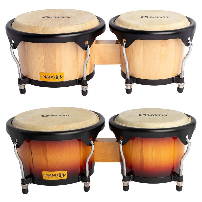 mano-percussion-7-1-4-and-8-1-2-bongo-various-finishes Mano Percussion 7 1/4" and 8 1/2" Bongo - Various Finishes