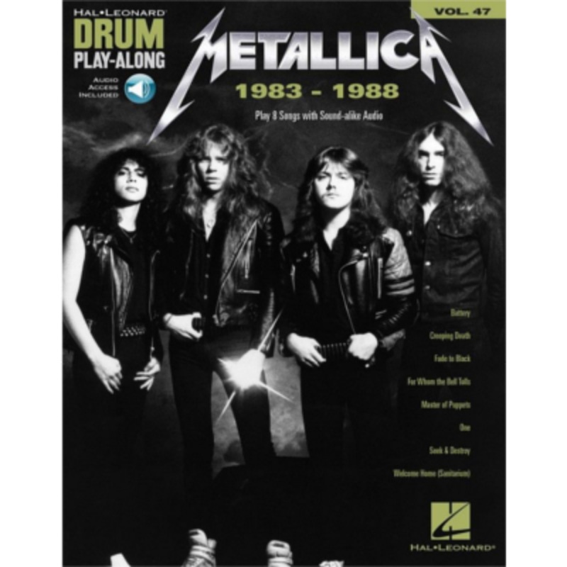 metallica-1983-1988-drum-play-along-volume-47 Metallica: 1983-1988, Drum Play-Along Volume 47