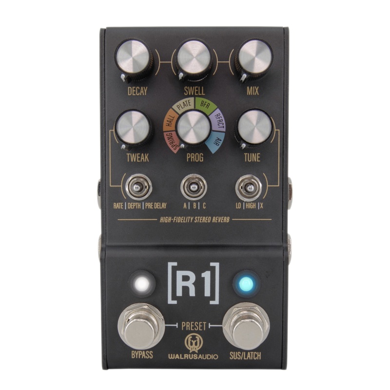 walrus-audio-mako-series-r1-high-fidelity-reverb-guitar-effect-pedal Walrus Audio MAKO Series R1 High-Fidelity Reverb Guitar Effect Pedal