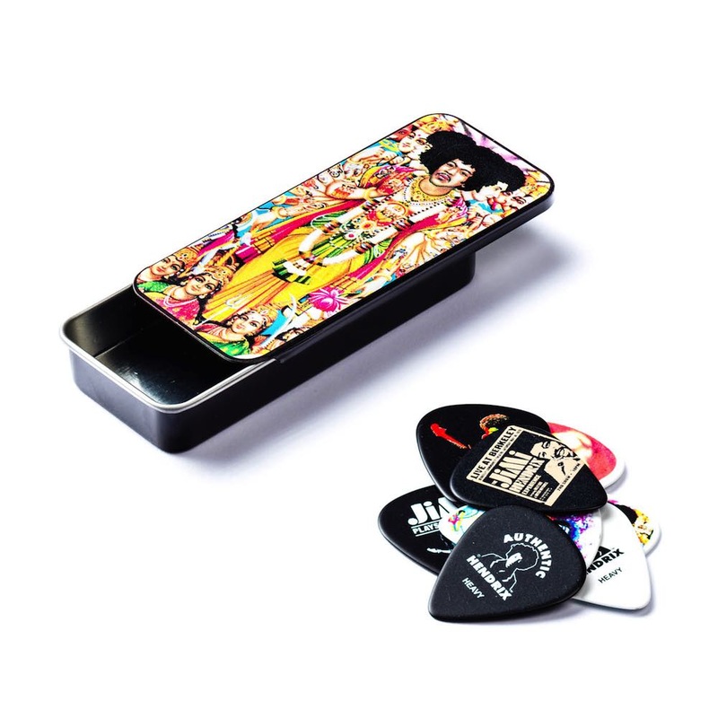 dunlop-collector-series-pick-tin-jsa31-jimi-hendrix-axis-bold-as-love DUNLOP COLLECTOR SERIES PICK TIN JSA31 Jimi Hendrix "Axis Bold as Love"