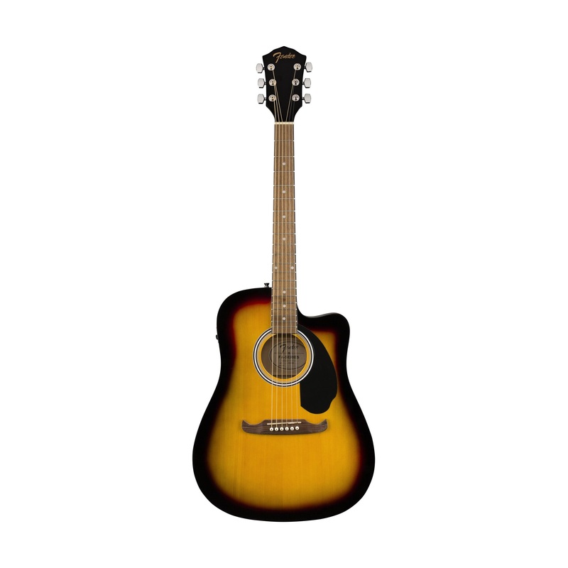 fender-fa-125ce-dreadnought-acoustic-guitar-sunburst Fender FA-125CE Dreadnought Acoustic Guitar, Sunburst