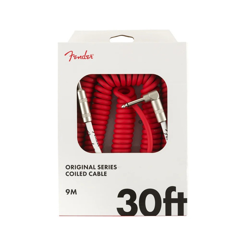 fender-original-series-coil-cable-30ft-in-fiesta-red Fender Original Series Coil Cable 30ft in Fiesta Red