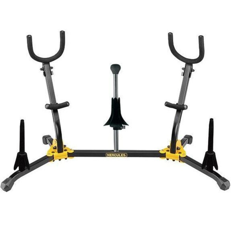hercules-alto-tenor-soprano-saxophone-and-flute-clarinet-stand Hercules Alto/Tenor, Soprano Saxophone And Flute/Clarinet Stand