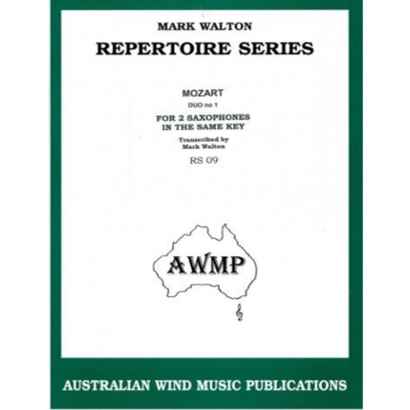 repertoire-series-mozart-due-no-1-for-2-saxophones-kv423 Repertoire Series - Mozart Due No. 1 for 2 Saxophones KV423