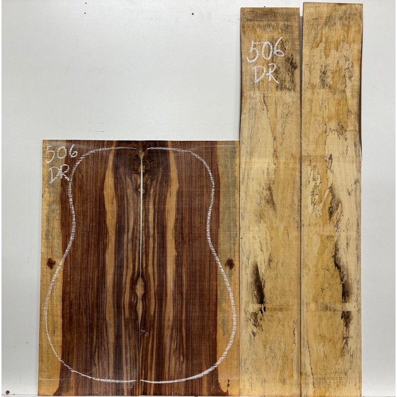 royal-red-tamarind-dreadnought-guitar-back-and-side-set-506 Royal Red Tamarind Dreadnought Guitar Back and Side Set #506