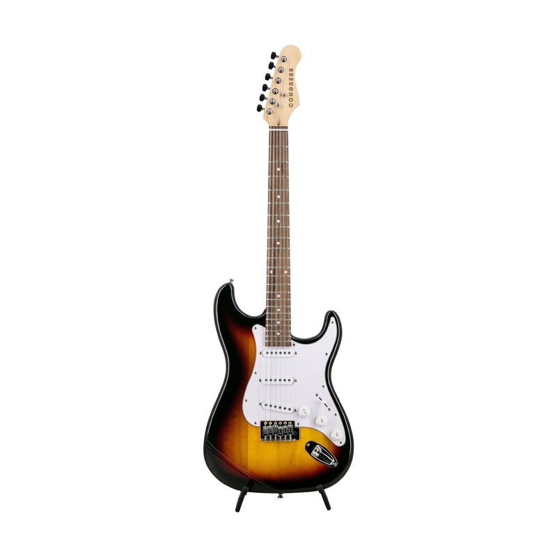 congress-cst150-lr-sss-electric-guitar-sunburst Congress CST150 LR SSS Electric Guitar, Sunburst