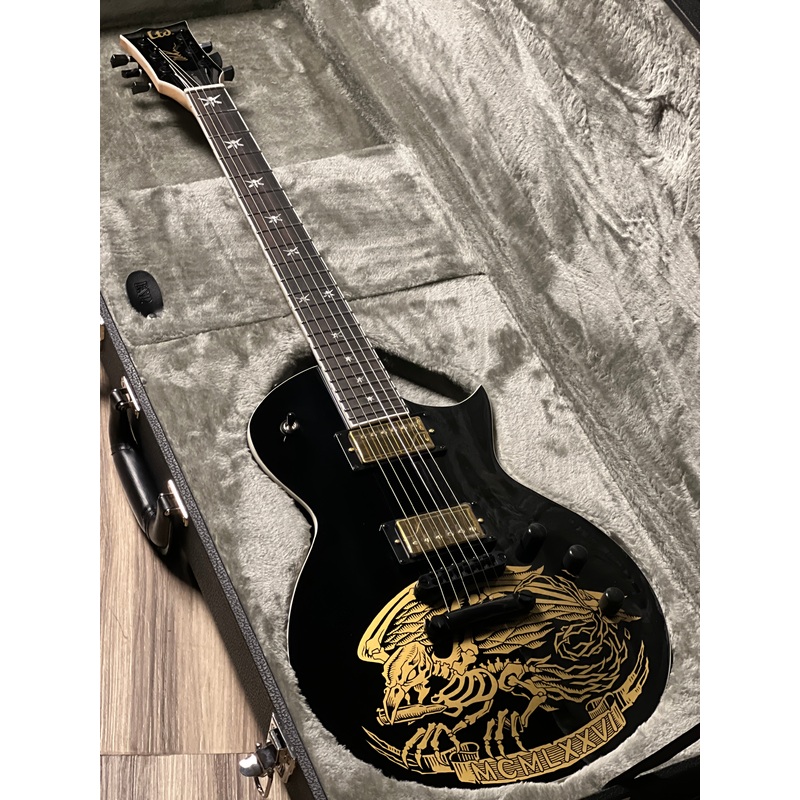 esp-ltd-will-adler-warbird-signature-in-black-w24121520 ESP LTD Will Adler Warbird Signature in Black W24121520