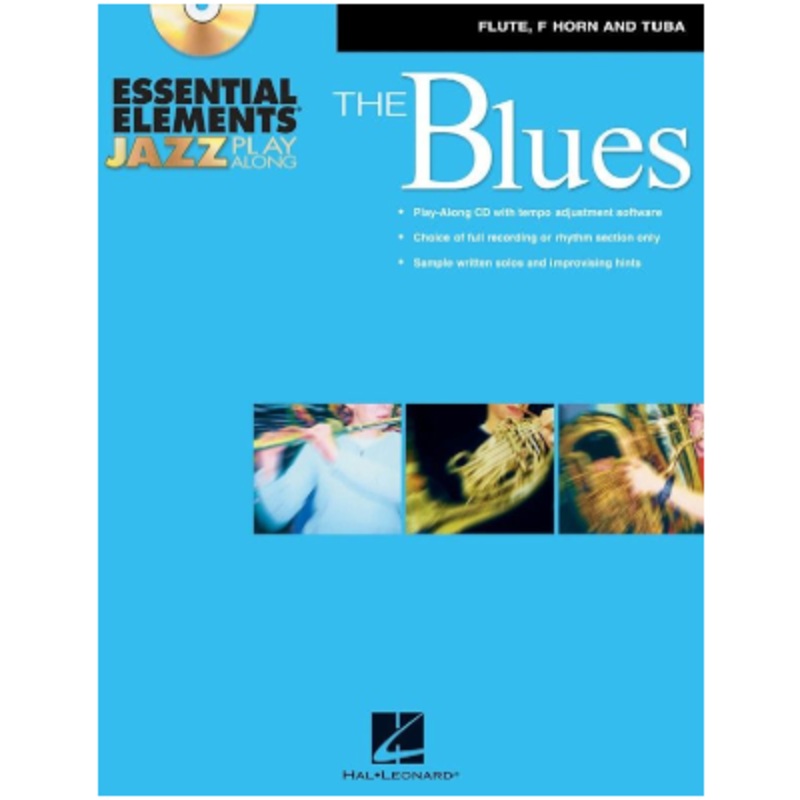 essential-elements-jazz-play-along-the-blues-flute-f-horn-and-tuba-b-c Essential Elements Jazz Play-Along The Blues - Flute, F Horn and Tuba (B.C.)